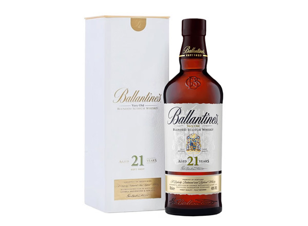 重庆百龄坛威士忌回收百龄坛21年苏格兰威士忌40°Ballantine's进口洋酒700ml