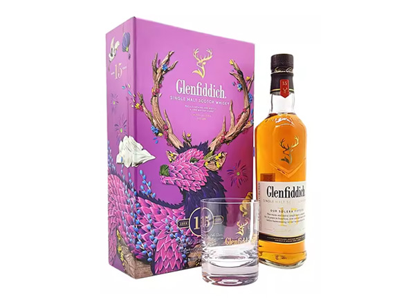 重庆收购格兰菲迪15年威士忌福鹿礼盒装Glenfiddich苏格兰威士忌700ml上门回收