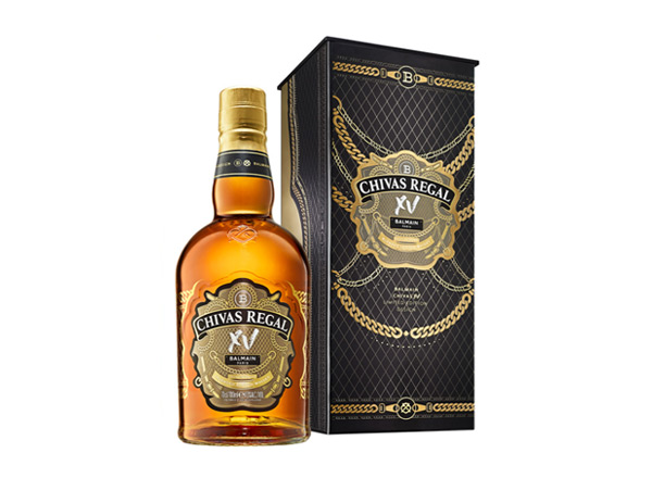 重庆芝华士15年回收Chivas Regal XV Balmain巴尔曼联名限定版700ml苏格兰调配型威士忌洋酒