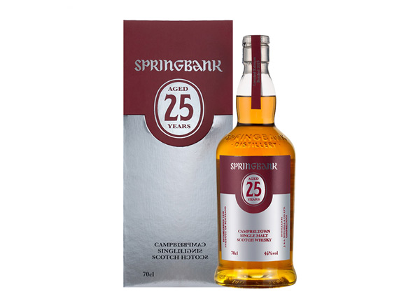 重庆云顶25年回收云顶威士忌SpringBank 46度坎贝尔镇苏格兰单一麦芽700m进口洋酒威士忌