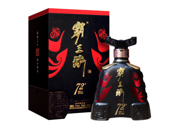 重庆回收石花霸王醉酒72° 白酒礼盒