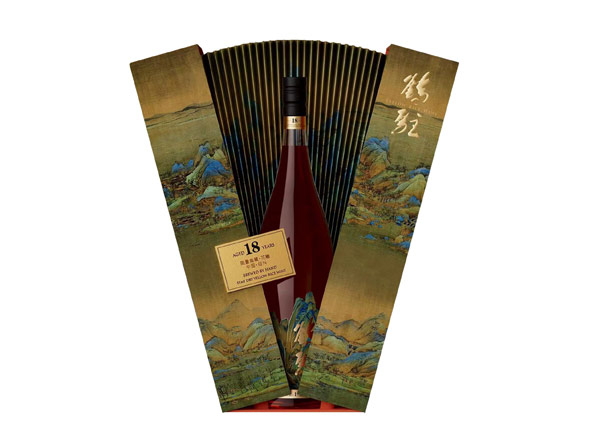 重庆鹤驻18年黄酒回收鹤驻新花雕18年珍藏版千里江山图