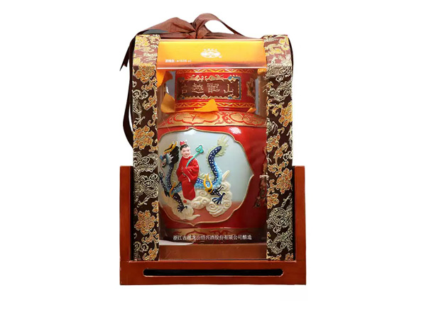 重庆古越龙山黄酒回收古越龙山状元及第二十年陈酿2.5L工艺浮雕黄酒行情价格