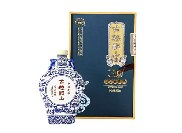 重庆黄酒回收古越龙山黄酒千福花雕三十年陈酿绍兴花雕酒500ml礼盒装行情价格