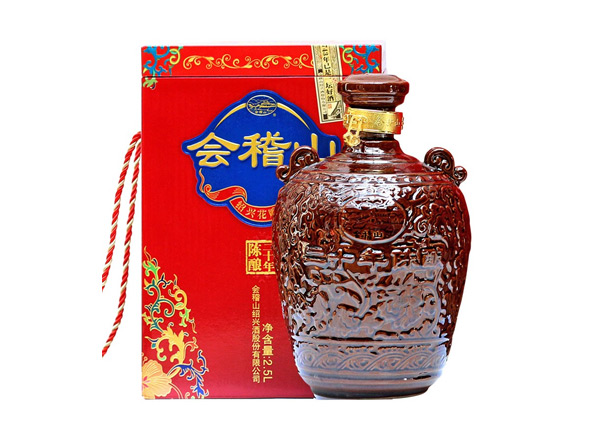 重庆回收会稽山二十年黄酒陶坛20年陈酿2.5L花雕酒行情价格