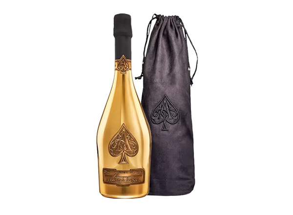 重庆黑桃A香槟回收黑桃A黄金香槟金色瓶Armand de Brignac Brut