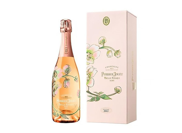 重庆回收巴黎之花美丽时光桃红年份香槟礼盒装Perrier-Jouët Belle Epoque Rosé