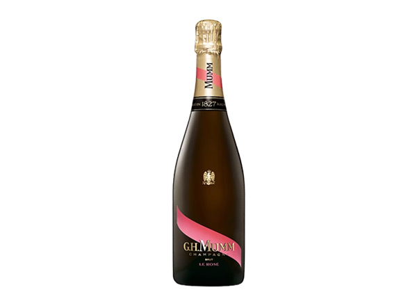 重庆回收玛姆红带风尚版桃红香槟起泡酒 G.H. Mumm Le Rosé Brut